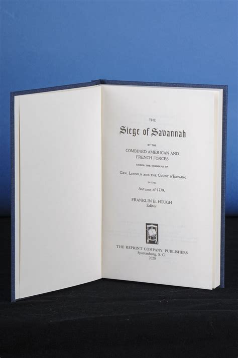 THE SIEGE OF SAVANNAH; by the Combined American and French Forces, under the Command of Gen ...