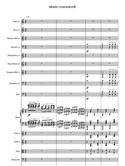 Music Coursework | PDF | Compositions | Musical Compositions