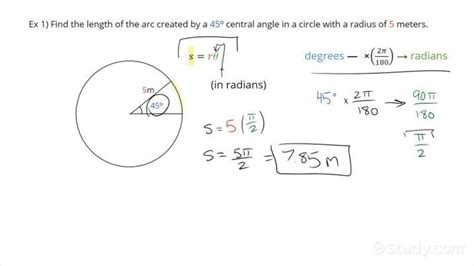 Measure Of An Arc Formula