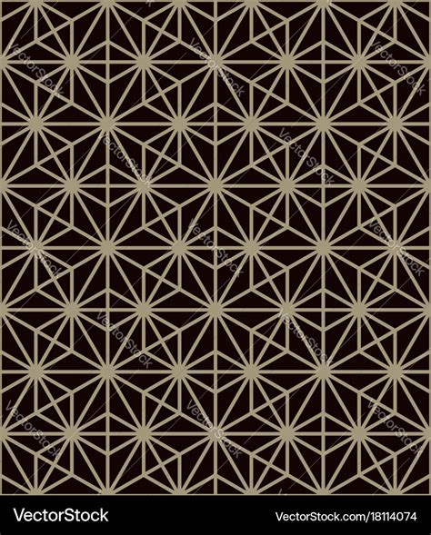 Traditional japanese pattern geometric background Vector Image