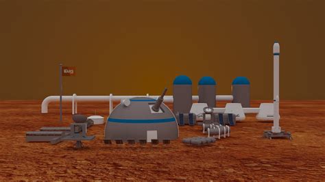 3D mars colony model - TurboSquid 1255871