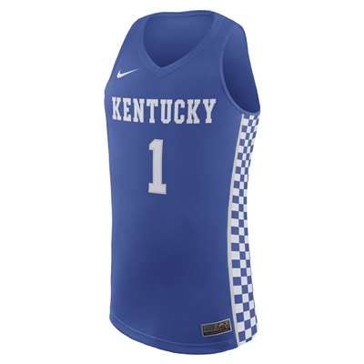 Nike Kentucky Wildcats Replica Basketball Jersey - #1 Royal