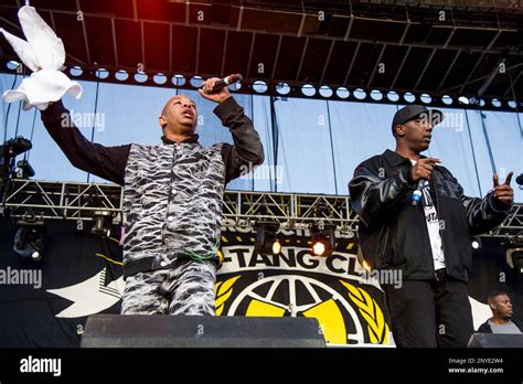 Inspectah Deck and U-God of the Wu-Tang Clan perform during Riot Fest on Sept. 13, 2014, in ...