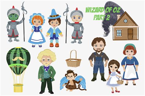 Wizard of Oz Clipart 2 Graphic by Alefclipart · Creative Fabrica