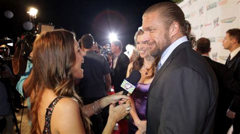 Wrestlemania Premier Party Red Carpet - Triple H and Stephanie Mcmahon ...