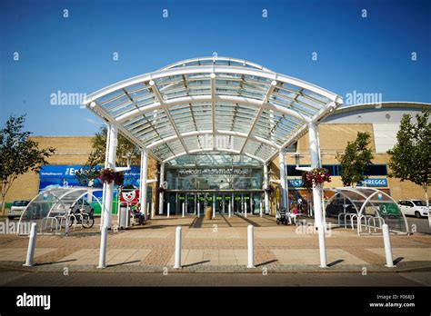 t White Rose shopping centre in Leeds Yorkshire UK. Pictured the exterior of the shopping centre ...