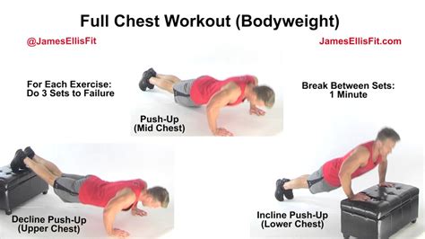 COMPLETE Chest Workout using Bodyweight (Push-Ups) - YouTube