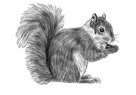 How to Draw a Squirrel - The Best Step-by-Step Squirrel Drawing Tutorial