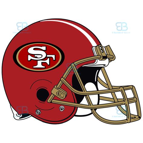 San Francisco 49ers Football Helmet Svg, Sport Svg, Football | Inspire ...