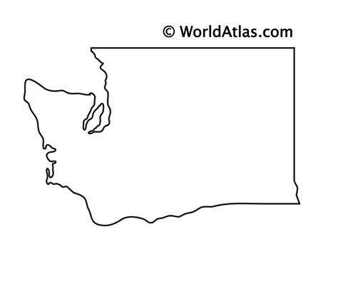 Washington Outline Map