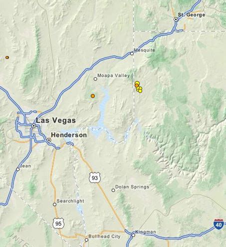 Arizona Geology: Earthquake "swarm" continues along Arizona - Nevada border