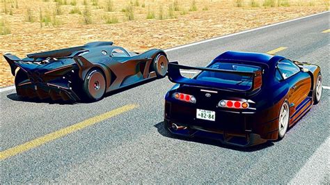 Bugatti Bolide vs Toyota Supra 3000 HP - Desert Drag Race - YouTube