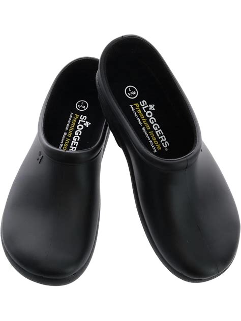 Sloggers - Sloggers Size 6 Womens Black Premium Garden Clogs - Walmart ...