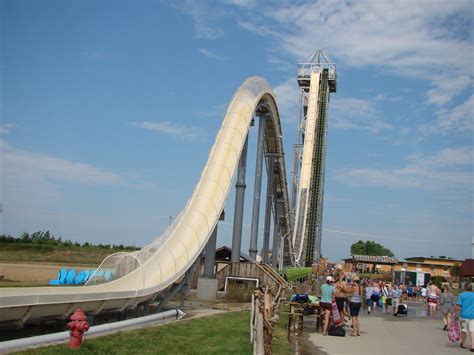 Verruckt at Schlitterbahn Kansas City Waterpark | Plunge dow… | Flickr