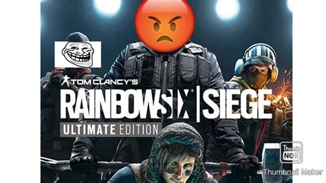 Trolling rank players in rainbow six siege! Huge rage - YouTube