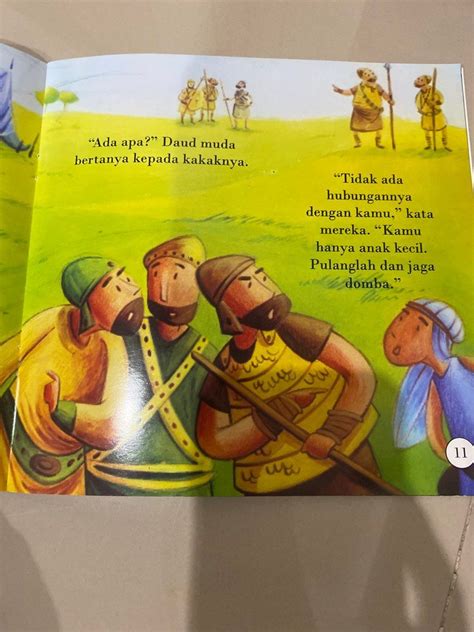 Buku Cerita anak - daud dan goliat, Buku & Alat Tulis, Buku Anak-Anak ...