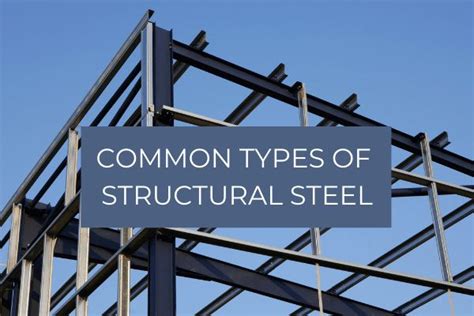 Common types of structural steel - Melsteel