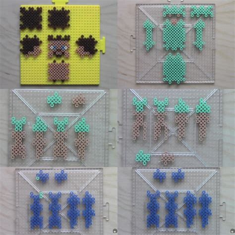 3D Minecraft Steve | Perler bead patterns, Diy perler bead crafts ...