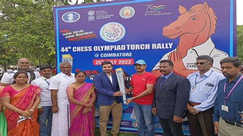 Chess Olympiad 2022: Torch Relay For 44th Chess Olympiad Reaches Tamil Nadu's Coimbatore