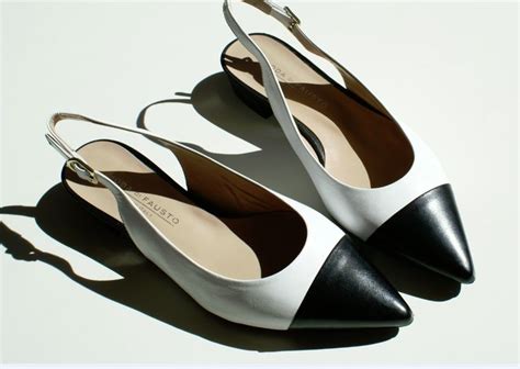 Black & white flats | Black and white flats, White flats, Shoes