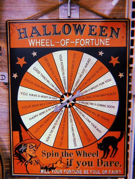 Halloween Wheel-of-Fortune | Wheel of fortune, Halloween hacks ...