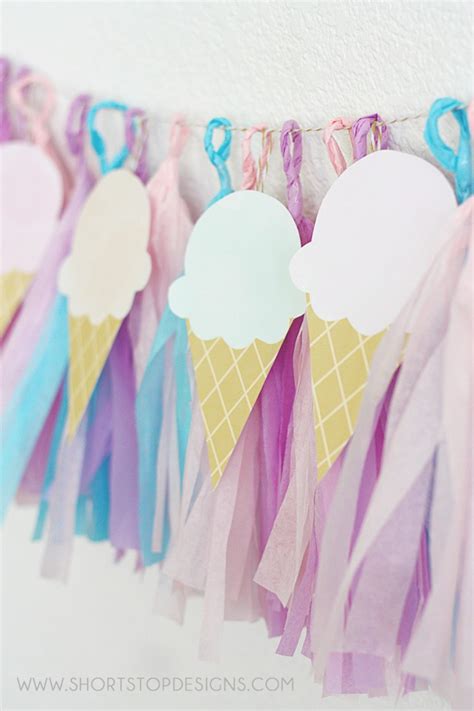 Ice Cream Banner Printable – Short Stop Designs