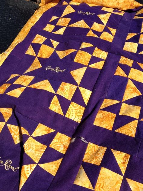 Pin by Aida Romero on Crown Royal quilt | Crown royal quilt, Crown ...