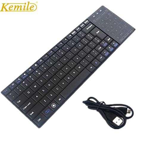 Bluetooth Keyboard with Touchpad Ultra Slim Mini Wireless Keyboard ...