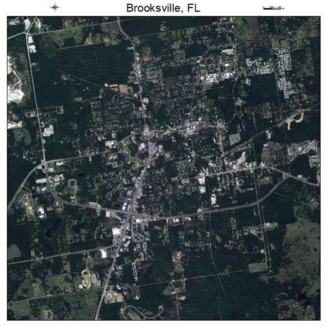 Aerial Photography Map of Brooksville, FL Florida