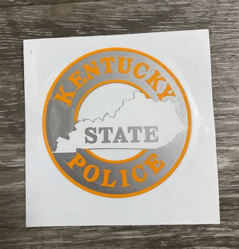 Kentucky State Police Logo Replica Vinyl Decal - Etsy