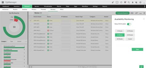 WiFi Monitor | WiFi Network Monitoring Software - ManageEngine OpManager