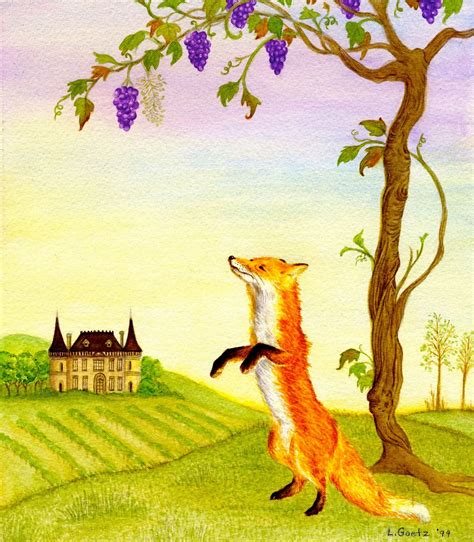 Thoughtful whispers: THE FOX AND THE GRAPES - A TWIST IN THE TALE FOR A HAPPY WORLD