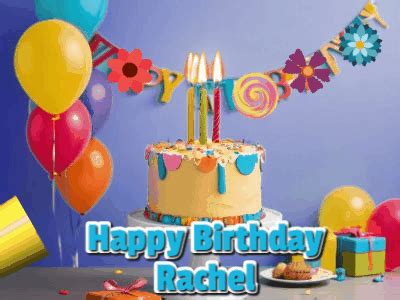 Happy Birthday Rachel GIF 19