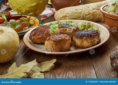 Danish Frikadeller stock image. Image of fresh, cooking - 132846395