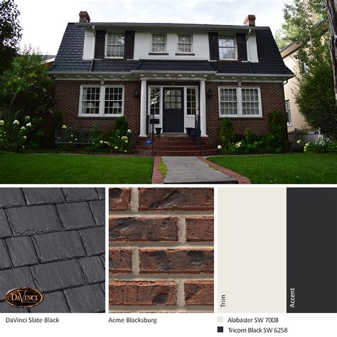 Brick Home Exterior Color Schemes – DaVinci Roofscapes