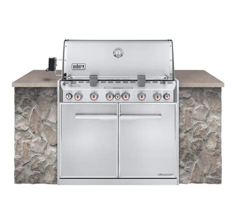 Weber - 7460001 - Summit® S-660 Built-In Gas Grill (Natural Gas ...