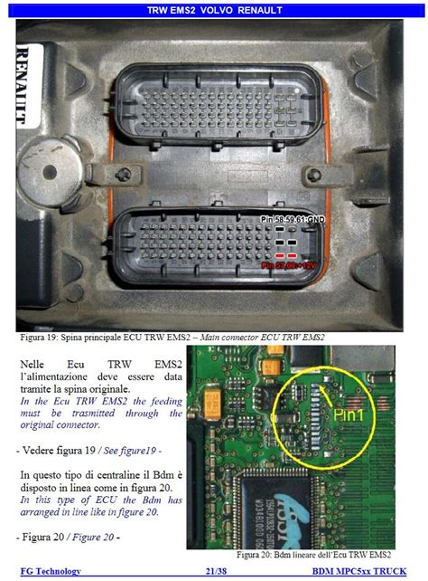 flash - BDM pads on a Renault 450 DXI (EURO 5) Truck ECU - Electrical Engineering Stack Exchange