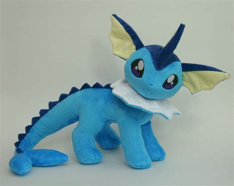 Vaporeon Plush by Yukamina-Plushies on DeviantArt | Pokemon plush, Handmade plushies, Cute plush