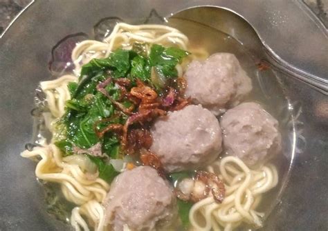 Resep Bakso kuah oleh Saluna Mahira - Cookpad