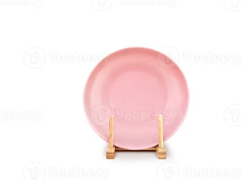 Ceramic plates in wooden stand isolated PNG transparent 26798209 PNG