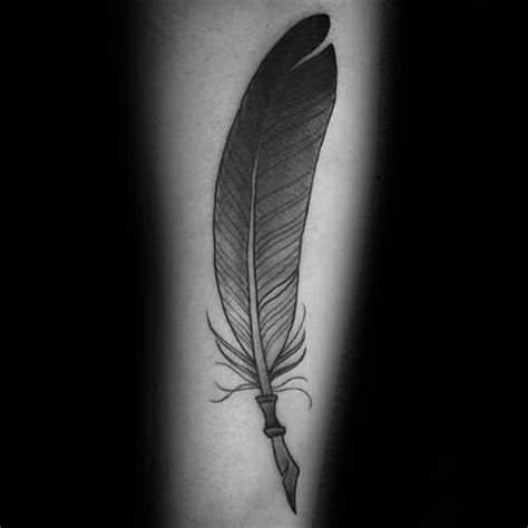 50 Quill Tattoo Designs For Men - Feather Pen Ink Ideas in 2020 | Quill tattoo, Quill pen tattoo ...