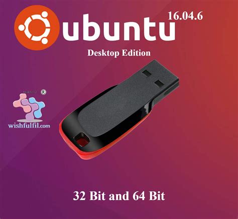 Linux OS Ubuntu Live USB Bootable Flash Drive 16GB