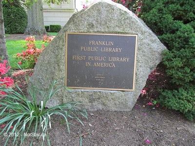 FIRST Public Library in America, Franklin Public Library - Franklin, MA ...