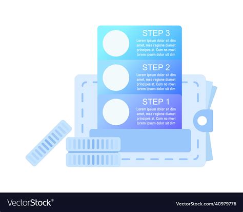 Retirement savings infographic chart design Vector Image