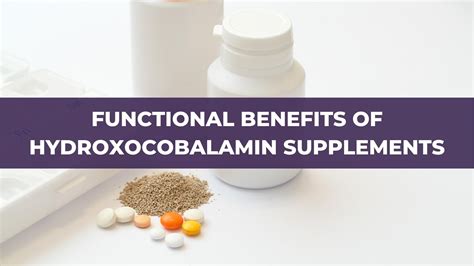 Functional Benefits of Hydroxocobalamin Supplements - MTHFR Support ...