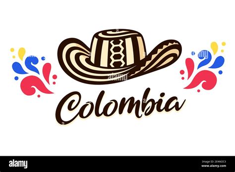 Colombia sombrero vueltiao Stock Vector Images - Alamy