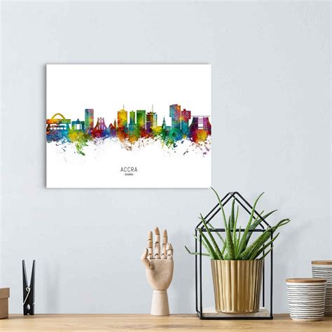 Accra Ghana Skyline Wall Art, Canvas Prints, Framed Prints, Wall Peels ...