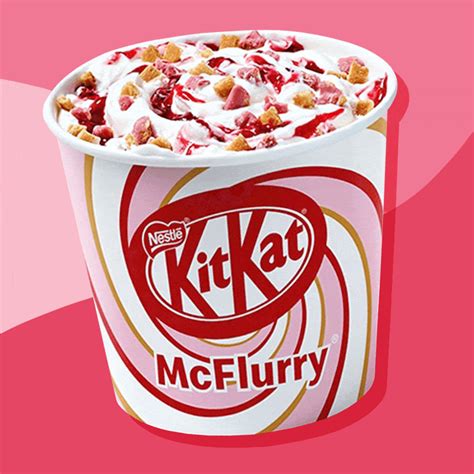 McDonald’s Has a New Kit Kat Ruby McFlurry That’s Made With Pink Chocolate