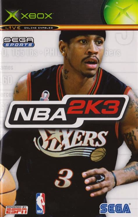 NBA 2K3 cover or packaging material - MobyGames