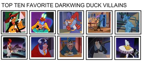 Top 10 Favorite Darkwing Duck Villains by Bart-Toons on DeviantArt